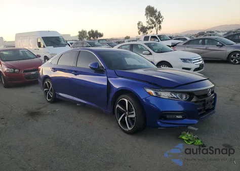 2019 Honda Accord Sport from USA, damaged, VIN 1HGCV1F31KA034047